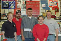 Jake with Algona team